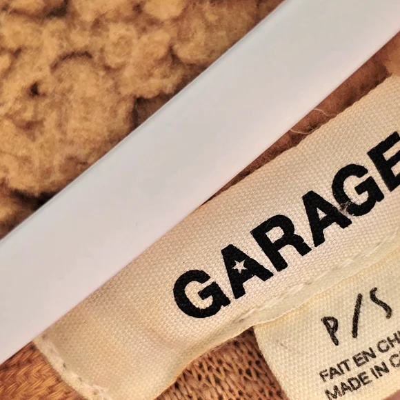 Garage Women's Sherpa Cowl Sweatshirt Sweater Size S Petite - Picture 7 of 10